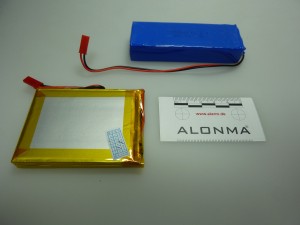 Ein isolierter Groß-Akku in Lithium-Polymer-Technik