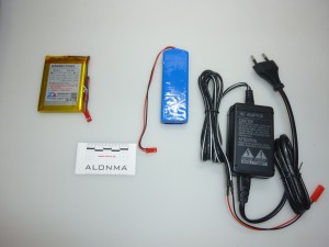 LiPo-Akkus mit Ladegerät 4.2 Volt